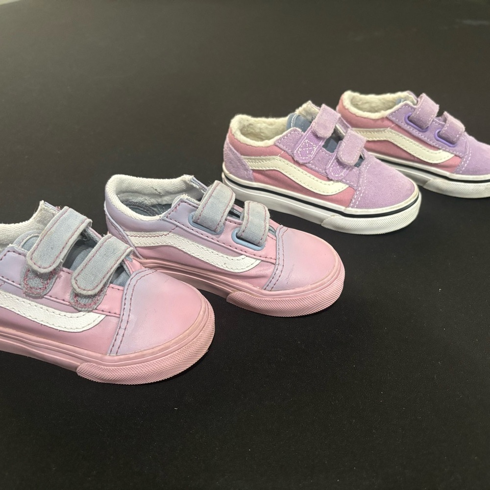 Vans Kids Sneakers in Pink and Purple